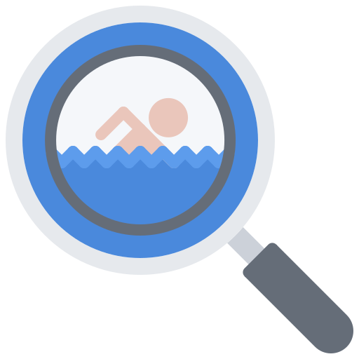 Search Coloring Flat icon