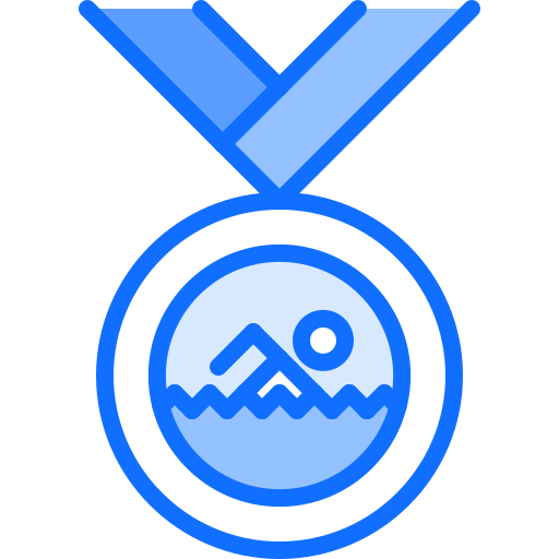 메달 Coloring Blue icon