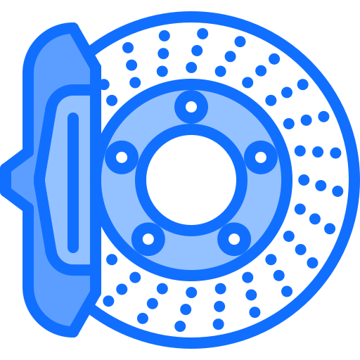 ブレーキ Coloring Blue icon