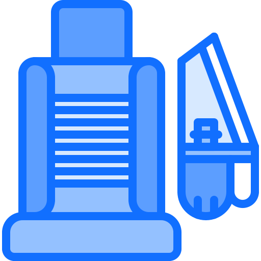 Car seat Coloring Blue icon