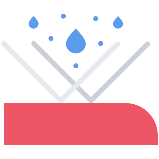 Rain repellent Coloring Flat icon