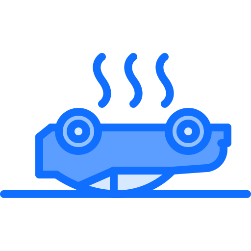 autounfall Coloring Blue icon