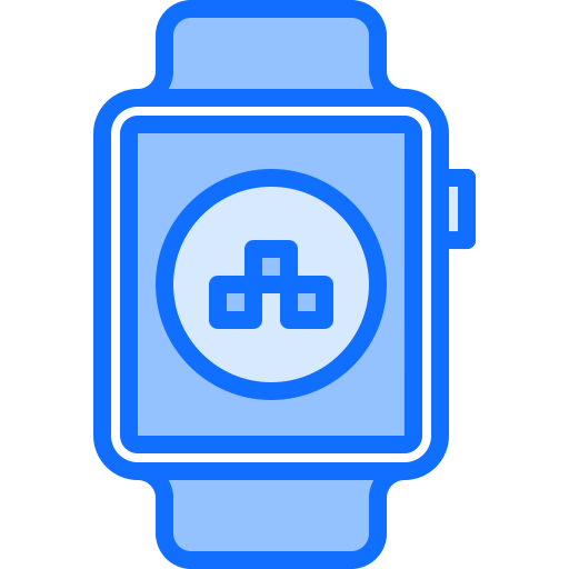 orologio intelligente Coloring Blue icona