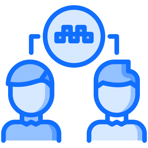 Group Coloring Blue icon