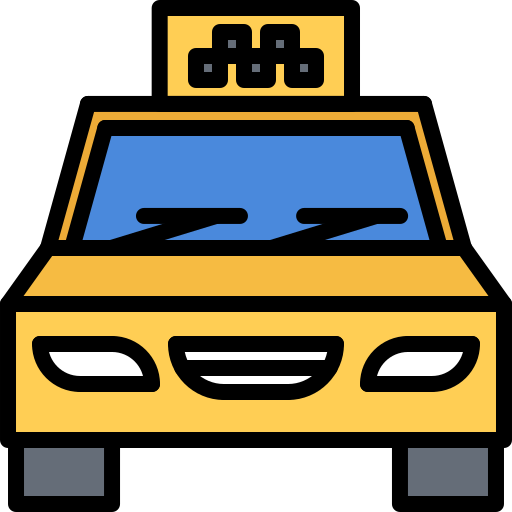 taxi Coloring Color icon