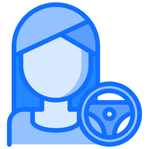 Driver Coloring Blue icon