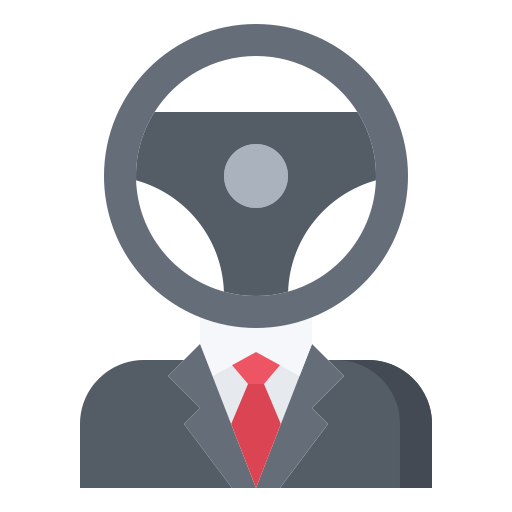 Driver Coloring Flat icon