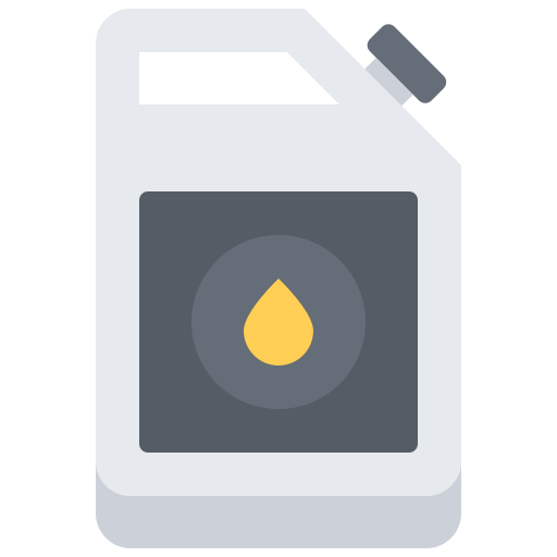 가스 캔 Coloring Flat icon