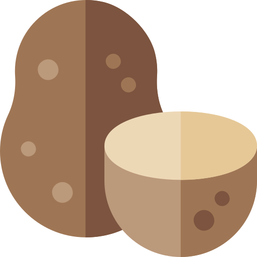 Potato Basic Straight Flat icon