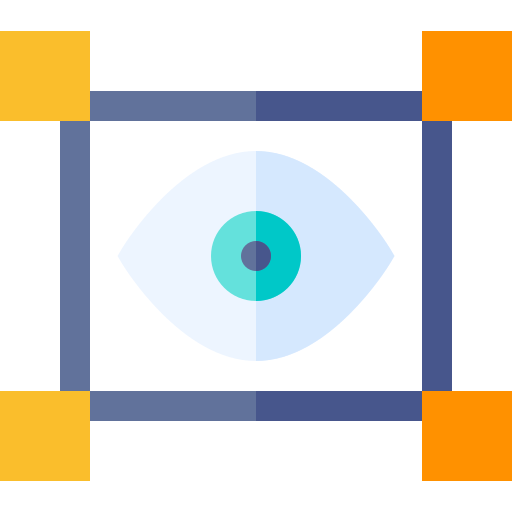 vision Basic Straight Flat icon