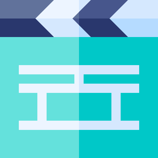 カチンコ Basic Straight Flat icon