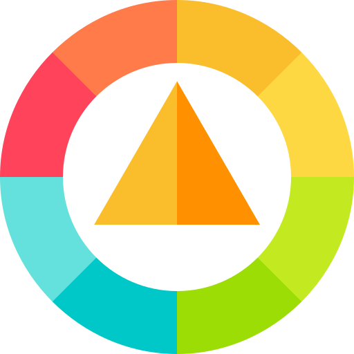 Color wheel Basic Straight Flat icon