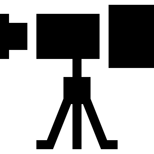 telescopio Basic Straight Filled icona