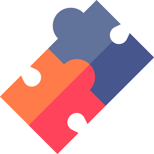puzzle Basic Straight Flat icon