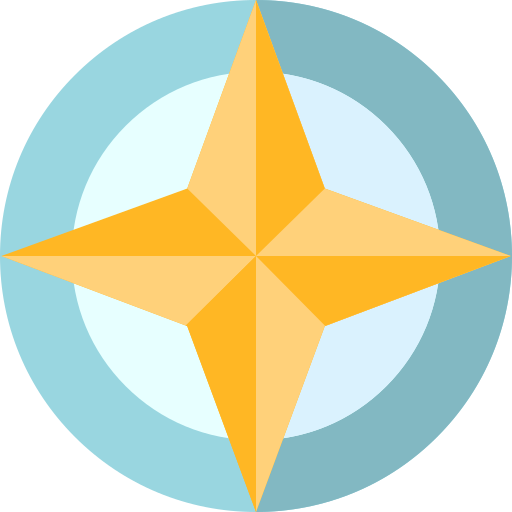 kompass Basic Straight Flat icon