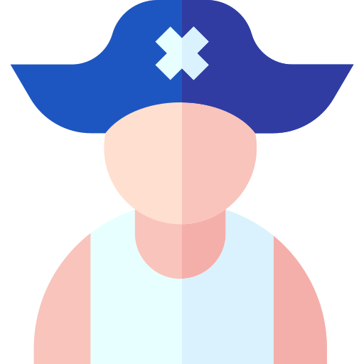 Pirate Basic Straight Flat icon