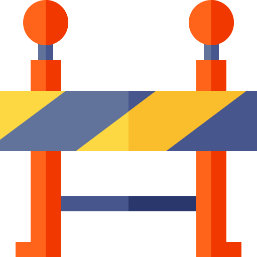 bariera Basic Straight Flat ikona