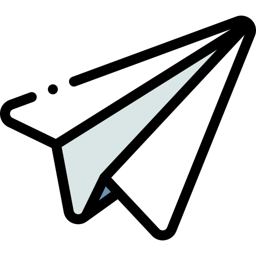 avião de papel Detailed Rounded Lineal color Ícone
