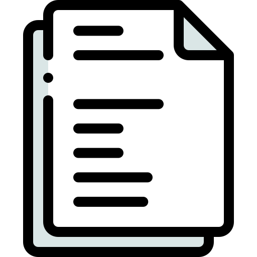 Paperwork Detailed Rounded Lineal color icon