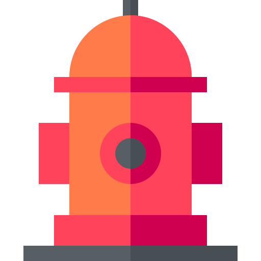 Hydrant Basic Straight Flat icon