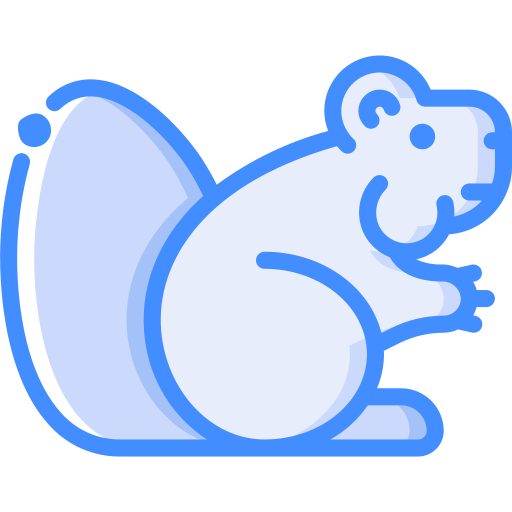 Beaver Basic Miscellany Blue icon