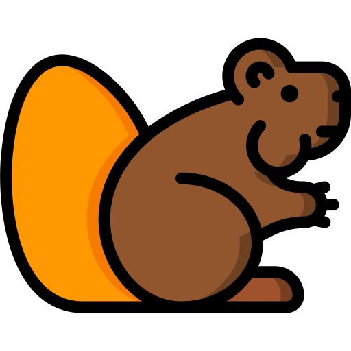 Beaver Basic Miscellany Lineal Color icon