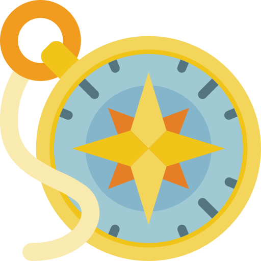 kompass Basic Miscellany Flat icon