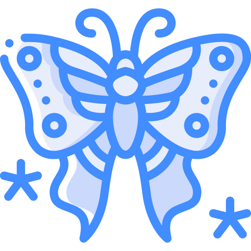 蝶 Basic Miscellany Blue icon