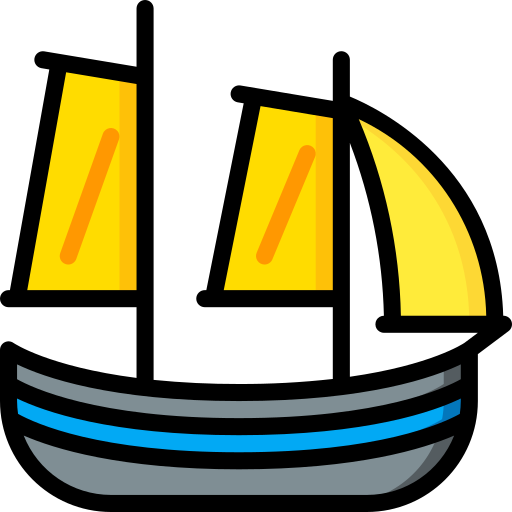 ボート Basic Miscellany Lineal Color icon