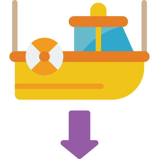 rettungsboot Basic Miscellany Flat icon