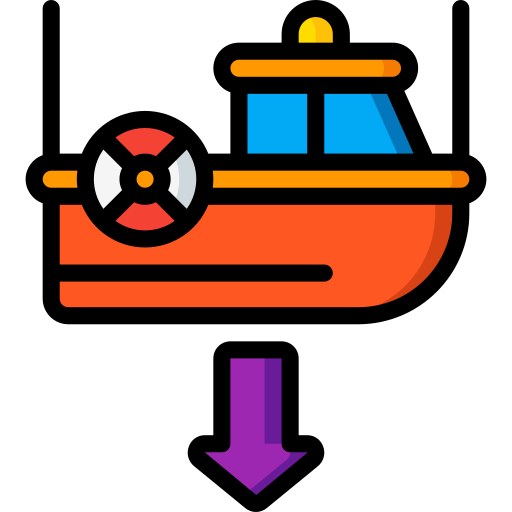 救命ボート Basic Miscellany Lineal Color icon