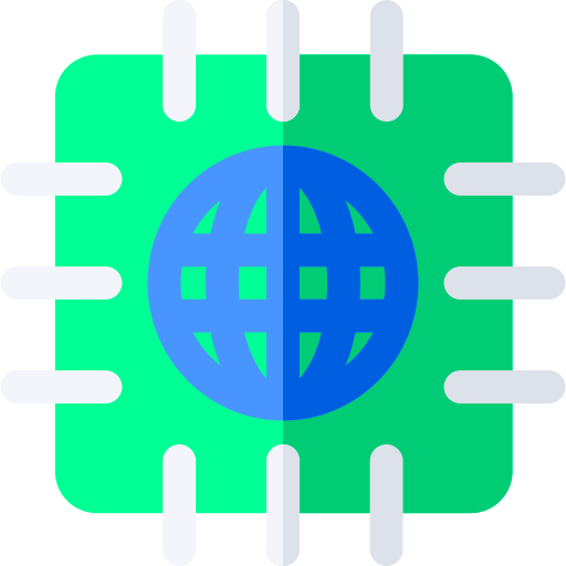 prozessor Basic Rounded Flat icon