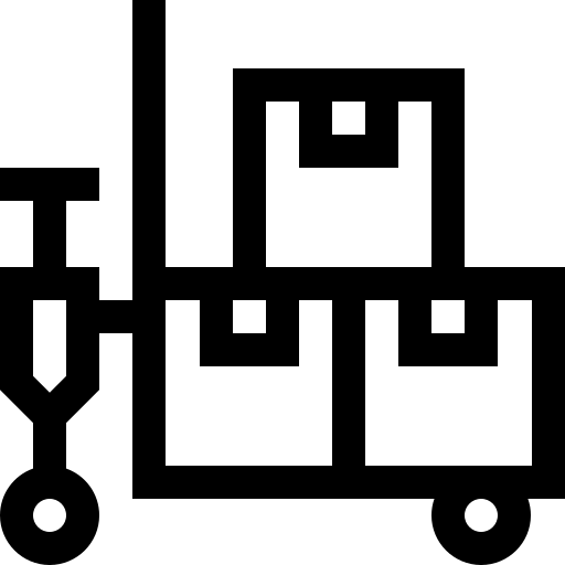 carrinho Basic Straight Lineal Ícone