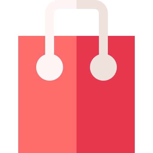 Shopping bag Basic Straight Flat icon
