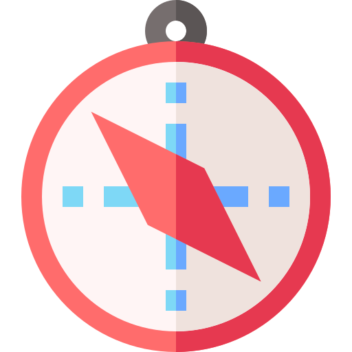 kompas Basic Straight Flat ikona