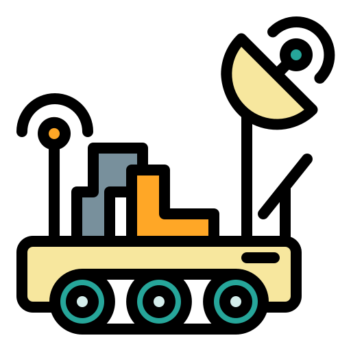 Moon rover Generic Outline Color icon