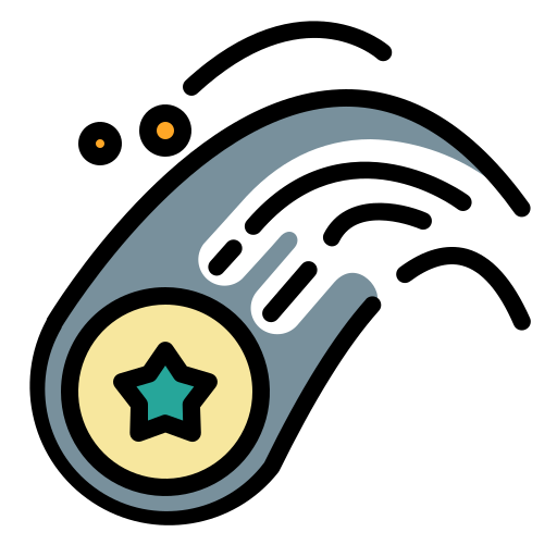 Comet Generic Outline Color icon