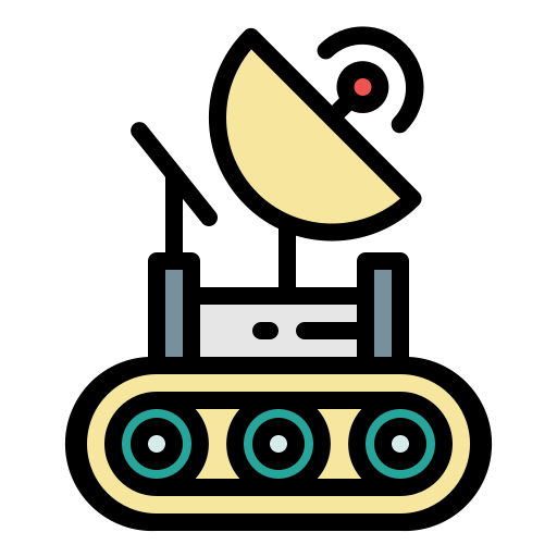 rover lunar Generic Outline Color icono
