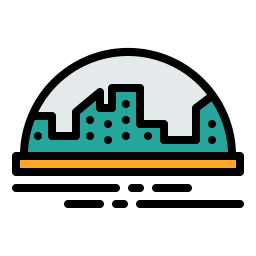 Space colony Generic Outline Color icon