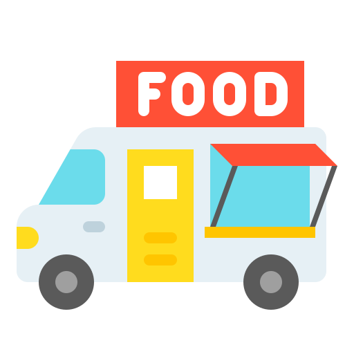 camión de comida Generic Flat icono