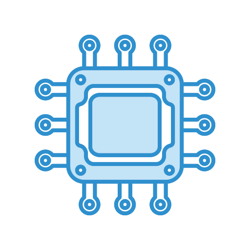 procesador Generic Blue icono
