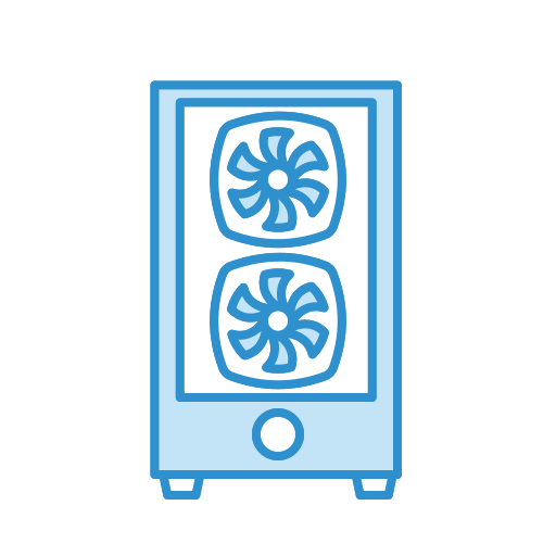 パソコンタワー Generic Blue icon