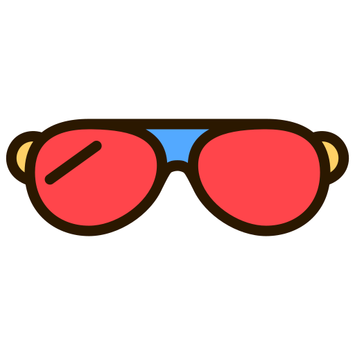 okular przeciwsłoneczny Generic Outline Color ikona