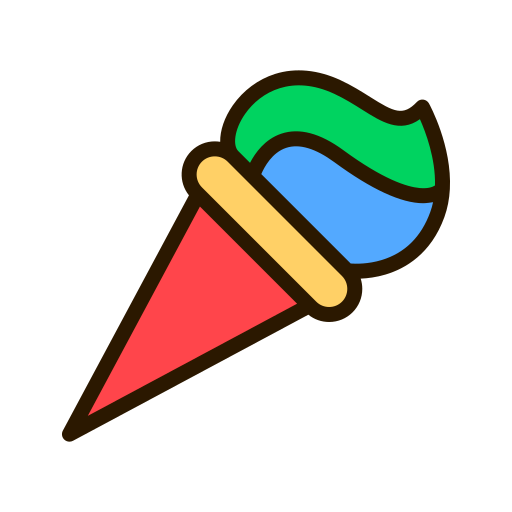 Ice cream Generic Outline Color icon