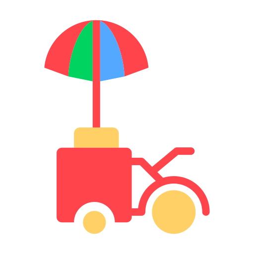 Ice cream cart Generic Flat icon