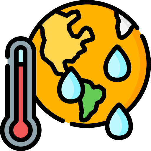 calentamiento global Special Lineal color icono