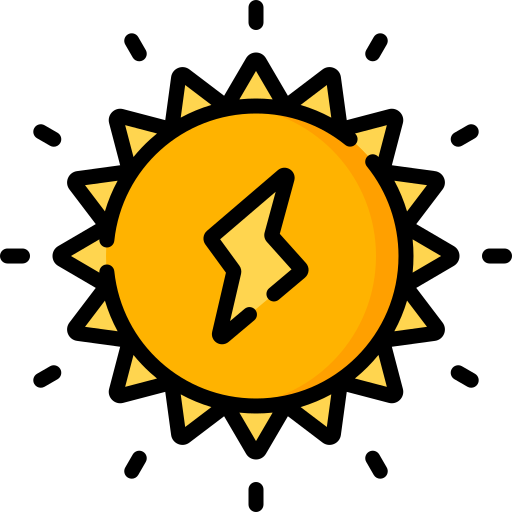 słoneczny Special Lineal color ikona