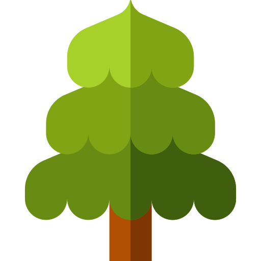 Tree Basic Straight Flat icon