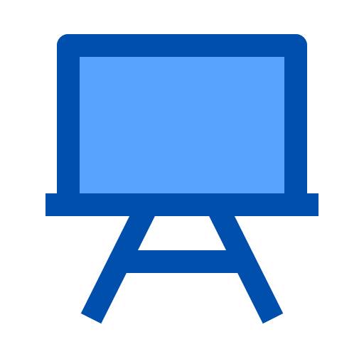 whiteboard Generic Blue icoon
