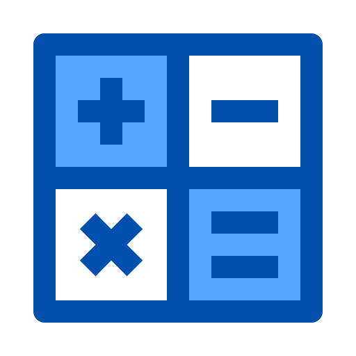 Math Generic Blue icon